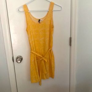 H&M yellow dress
